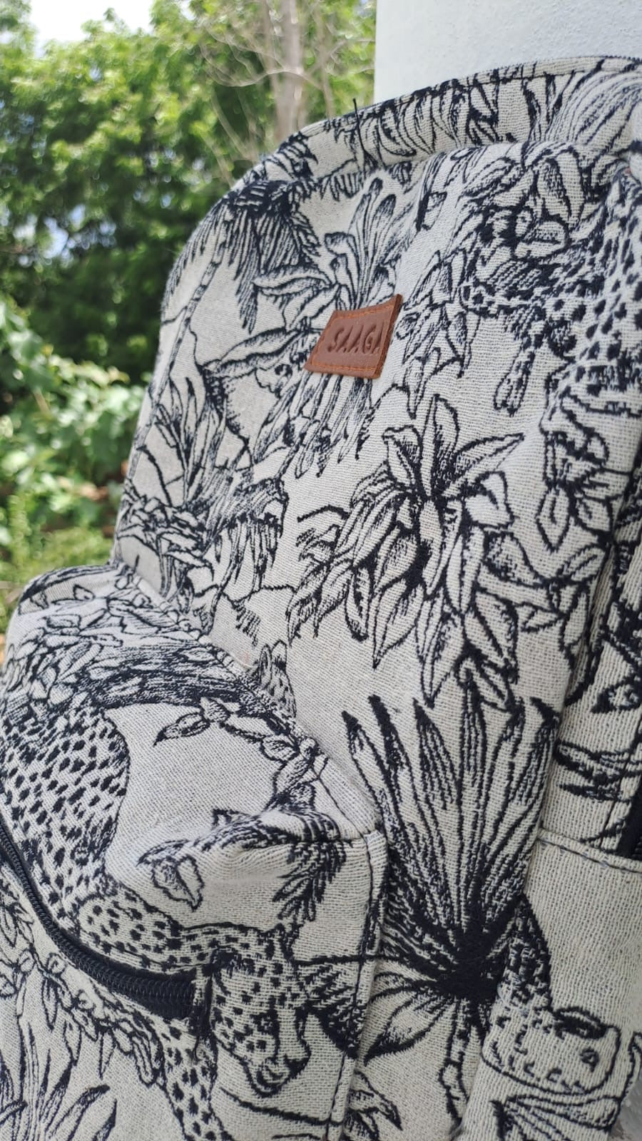 Black Wildlife Backpack