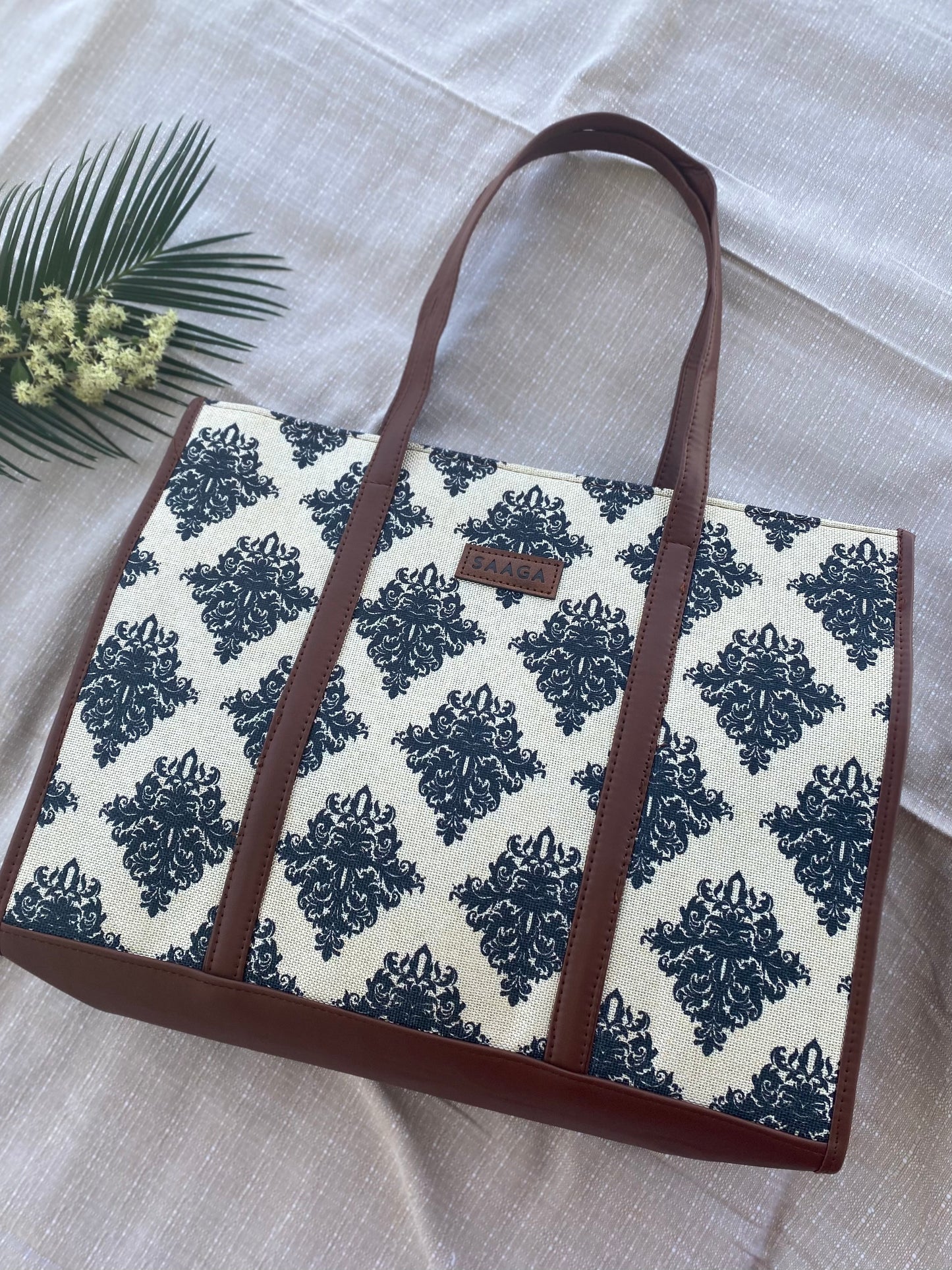 Royal diagonal diaper bag