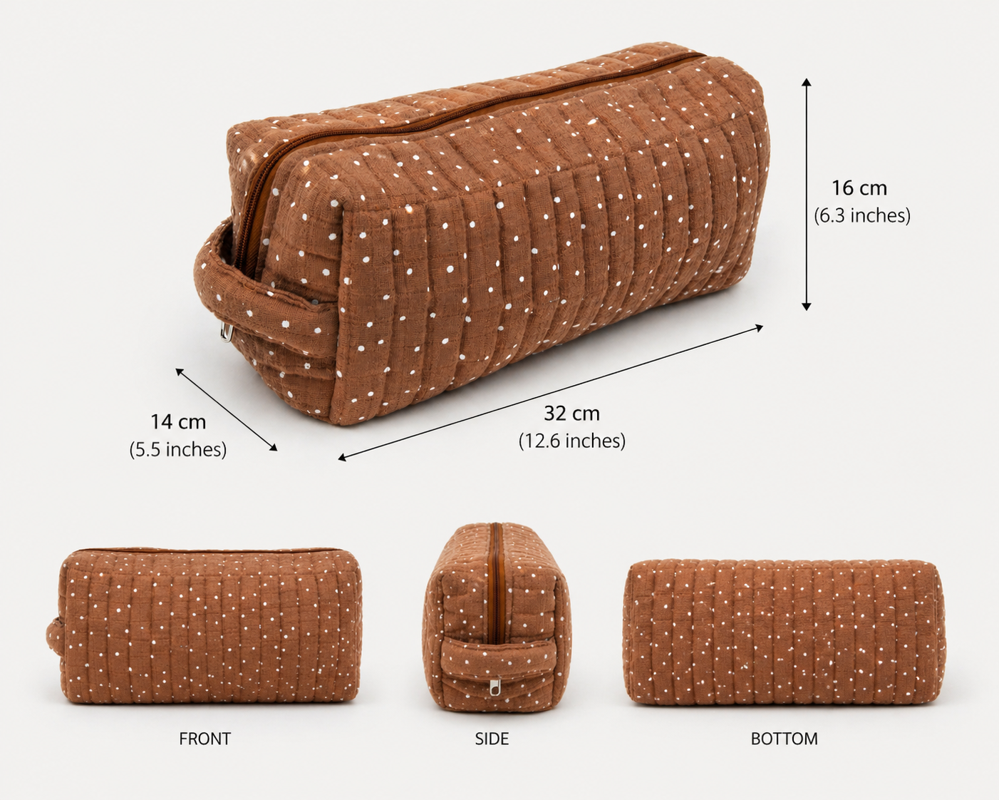 Hairtool pouch (polka)