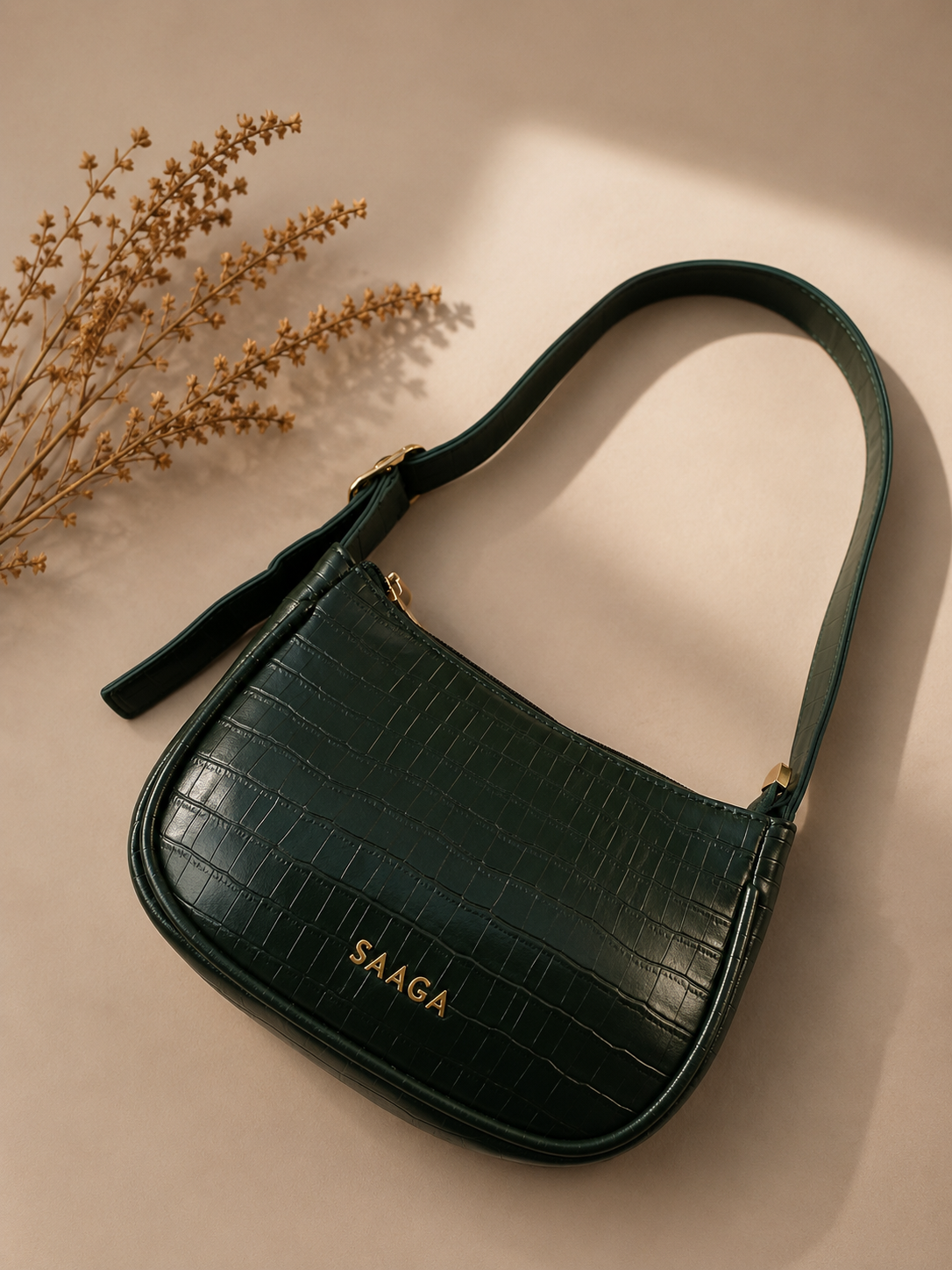 Deep green Metro sling