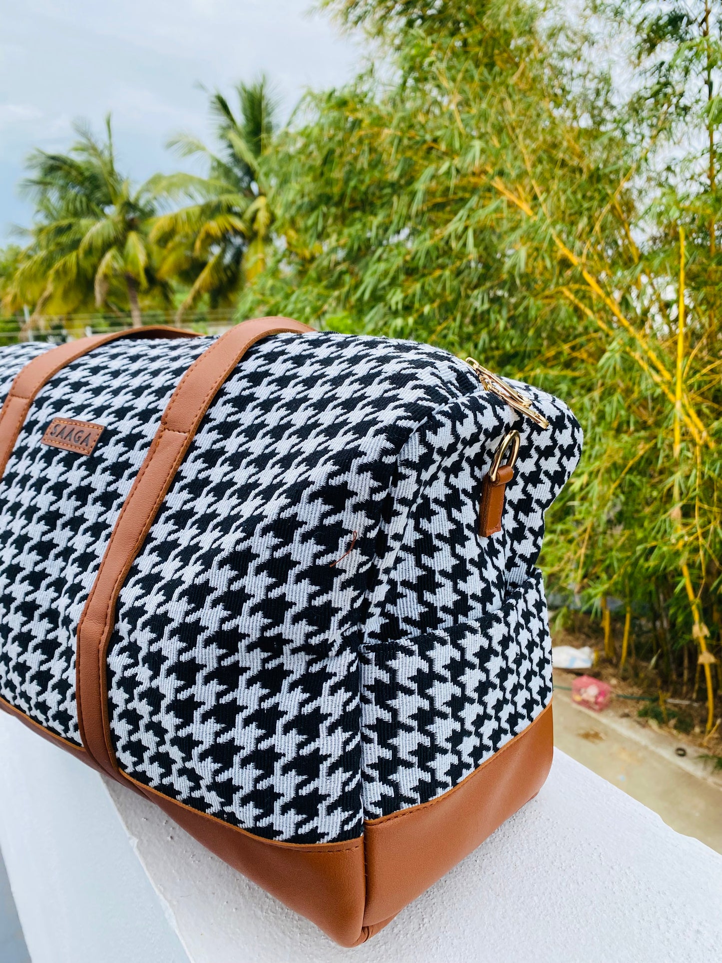 White and black duffle 2.0