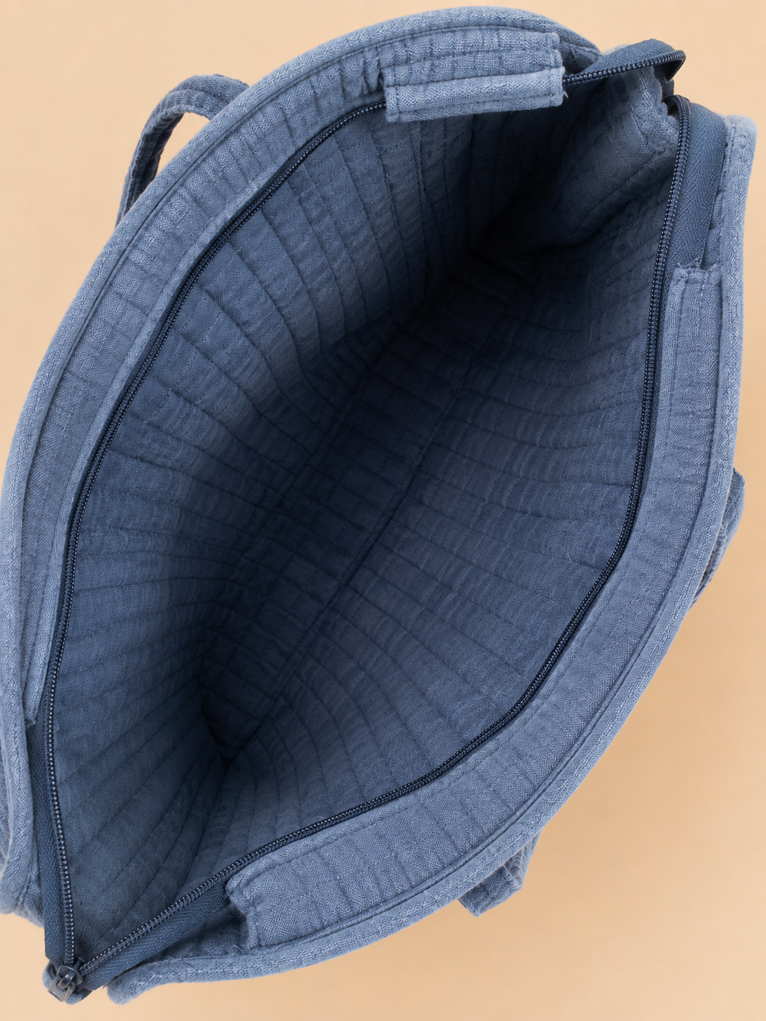Blue ruffle