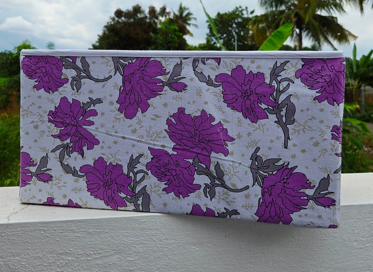 Lavender Floral Box