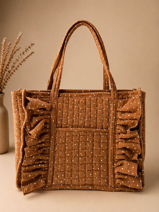 Brown polka